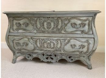 Century Furniture Carved Bombe Chest