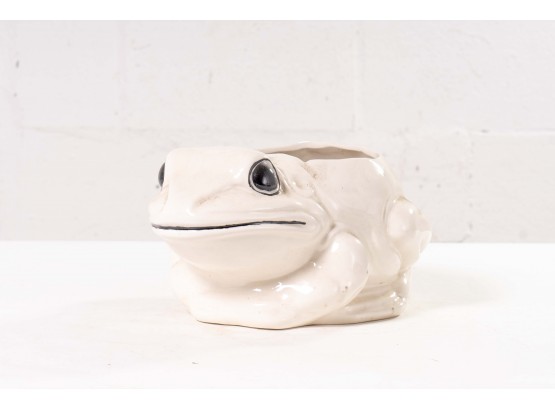 Ceramic Frog Planter