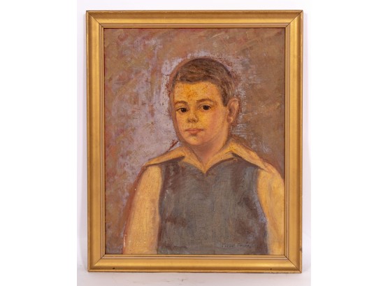 Portrait Of A Young Boy By Miriam Firger