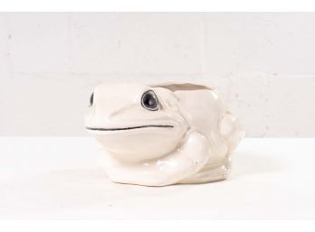 Ceramic Frog Planter