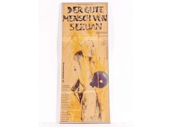 German Print 'Der Gute Mensch Von Sezuan'