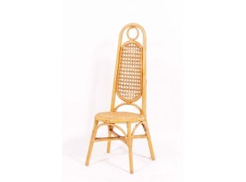1970s Bamboo Rattan Chair