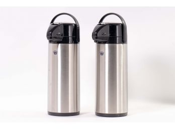 Two 3 Liter Capacity Johnson-rose Hot Beverage Dispensers