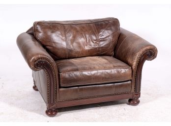 Oversized Leather Armchair