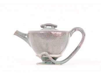 Glazed Pottery Teapot