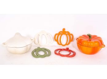 Pumpkin Enameled Cast Iron Collection