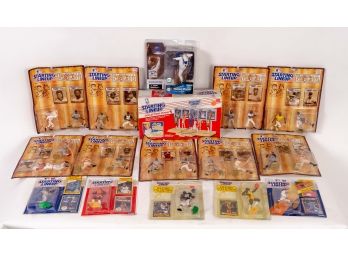 Collection Sixteen Pieces Of Starting Lineup Baseball And Sport Figurines