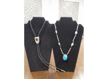 Bolo Tie And Necklace Set