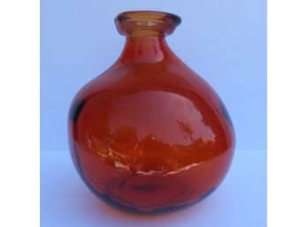 Glass Vase Made In Spain