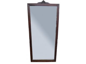 Tall Wood Framed  Mirror