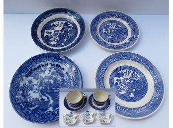 Collection Of China Plates And Saucers