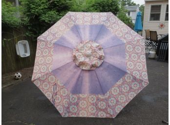 Outdoor Patio Umbrella Lavender And Rose