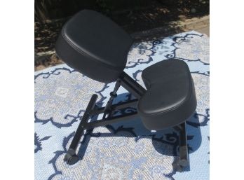 Black Ergonomic Kneeling Chair By Dragonn