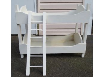 American Doll White Doll Bed