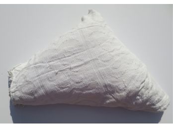 Vintage White Chenille Quilt