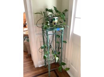 252, Beveled Glass Plant Stand