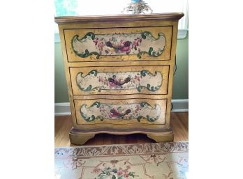 260, Hand Painted Dresser French Gold With Florals