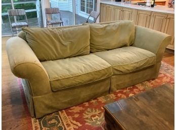 344, Sage Green 3 Seat Sofa From Domain