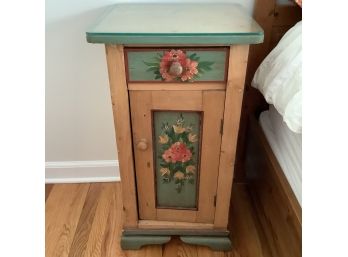274, Pair Of Bedside Tables, Hand Painted