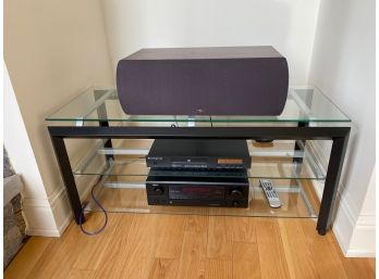 Audio/visual Electronic Equipment And Glass Media Table/stand