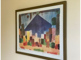 Framed Colorful Abstract Art Print