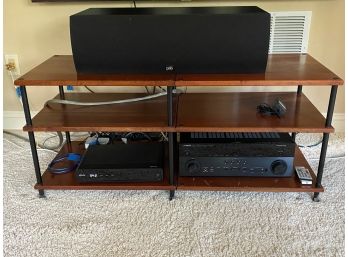 Tiered Media Table/stand/shelf