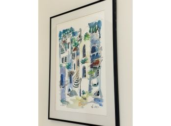 Framed Abstract Art Print By Cartel Ephrony Signed