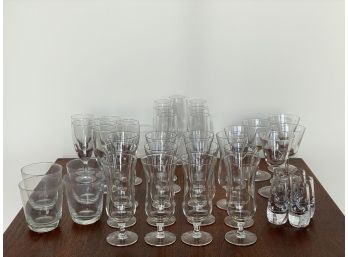 Collection Of Wine And Spirit Glasses