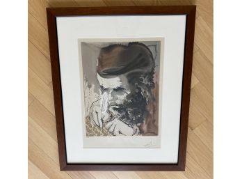 Abstract Print Man's Portrait