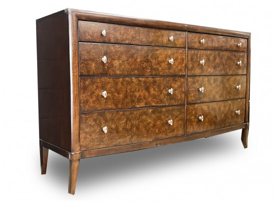 A Burl Wood Chest Of Drawers By Thomasville