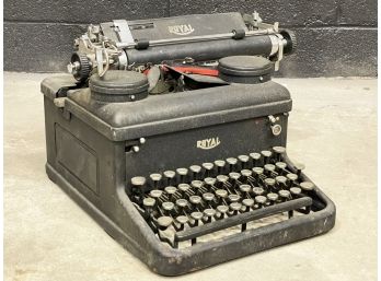 An Antique Royal Typewriter