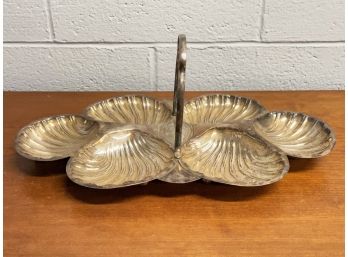 A Silverplate Oyster Dish