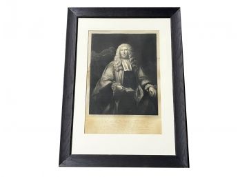 An Antique English Lithograph, Featuring Sir William Blackstone
