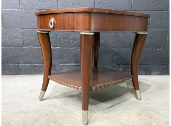 An Inlaid Marquetry Art Deco Side Table By Bogart