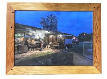 A Framed Photoraph - Bar/Smokehouse Themed
