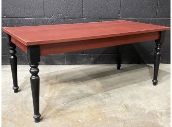A Vintage Painted Pine Coffee Table