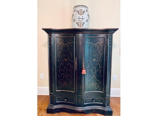 Hooker Black French Country Style Armoire By Seven Seas (LOC:F1)