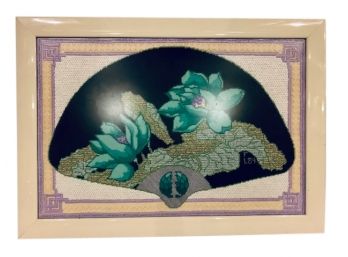 Rebirth: The Lotus  / Embroidered Panel  (LOC:F1)