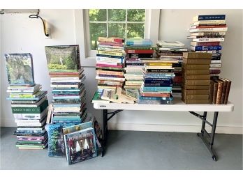 Grouping Books Themes Include, Gardening, Decor, Cooking, Nantucket, Military