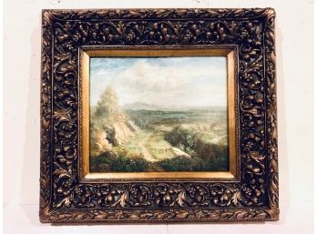 Beauty Of Solitude/Browner Galleries LARGE Decorative Oil Painting On Canvas In Baroque Style Gilt (LOC: F1)