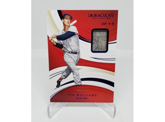 2020 Inmaculate Ted Williams Game Used Jersey Relic Card 03/10