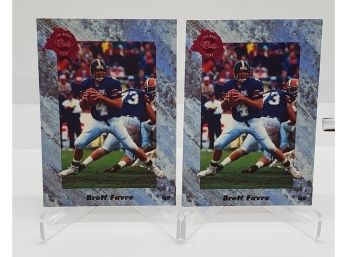 Pair Of 1991 Brett Favre Rookie Cards