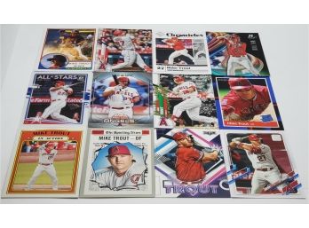 Lot Of 12 Different Mike Trout Cards - Lot #2