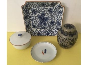 Antique Chinese Blue & White Porcelains