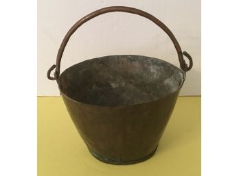 Antique Primitive Copper Bucket