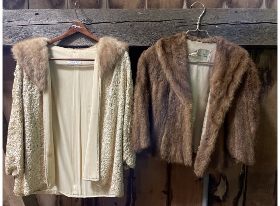 Two Vintage Fur Coats