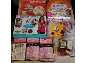 Lot Of 9 Kids' Arts & Crafts Toy Kits