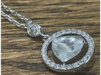 Swarovski Crystal Large Crystal Pendant Necklace