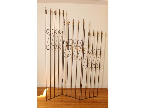 Beautiful Wrought Iron Room Divider