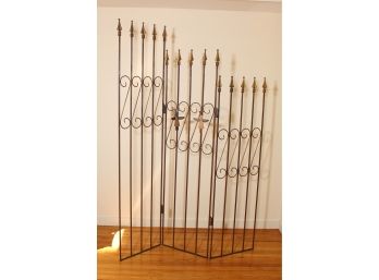 Beautiful Wrought Iron Room Divider